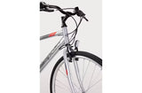 Apollo Transfer 18-Speed V-Brake Men's Hybrid Bike 18" Meduim - Silver/Red
