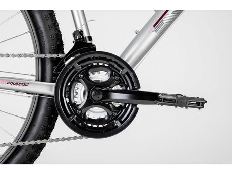 Apollo Twilight Women's 18-Speed Hardtail Mountain Bike Large (20") - Silver