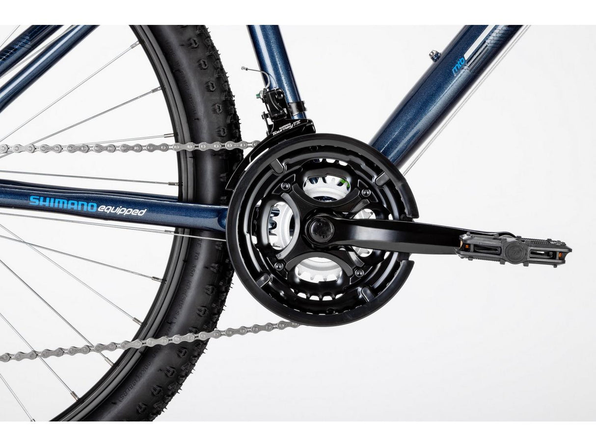 Apollo Phaze 18-Speed V-Brakes Hardtail Steel Mountain Bike Small 14" Blue