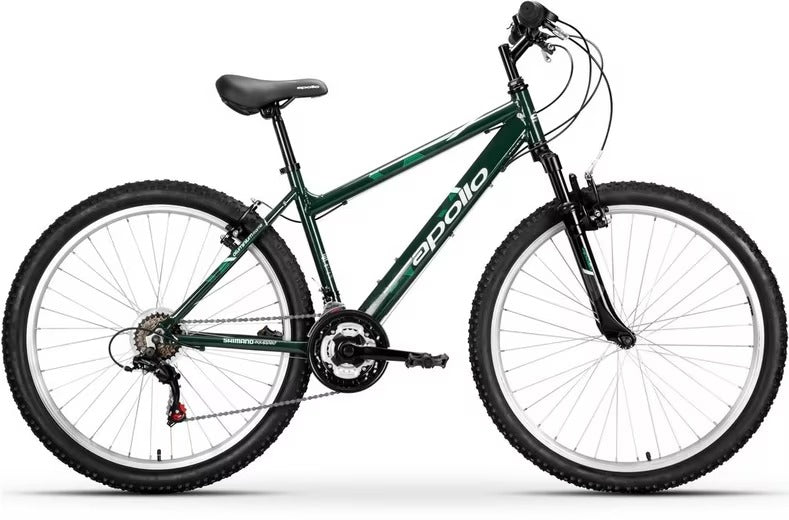 Apollo Jewel 18in-Wheels V-Brake 18 Speed Womens Mountain Bike - Large Green