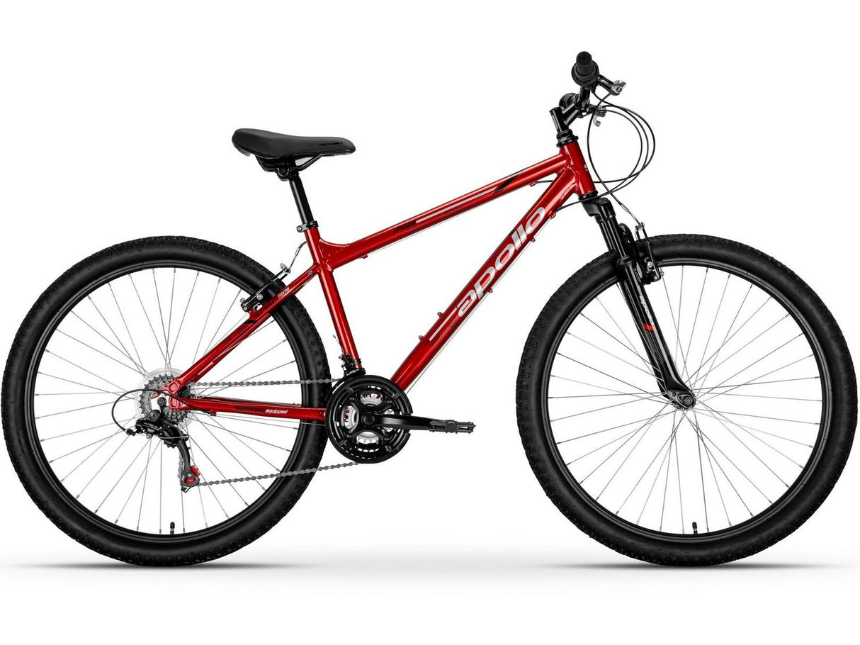 Apollo Phaze 18-Speed Men's Mountain Bike 27.5" Wheels - Large 20" Red