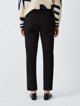 Weekend MaxMara Cecco Straight Mid Plain Women's Trousers - Black - Size 16