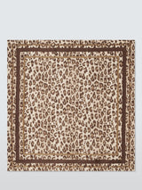 Weekend MaxMara Onesto Women's Leopard Print Pure Silk Scarf - Brown/Multi
