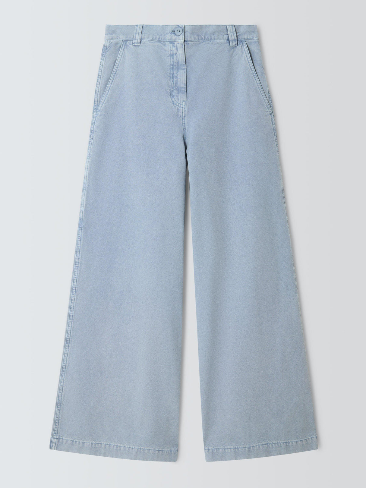 Weekend MaxMara Skipper Women's Regular Denim Trousers - Light Blue UK 8