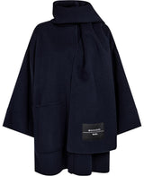 Weekend MaxMara Women's Fulcro Wool Mix Casual Short Coat - Navy - UK 8