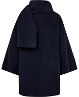 Weekend MaxMara Women's Fulcro Wool Mix Casual Short Coat - Navy - UK 8