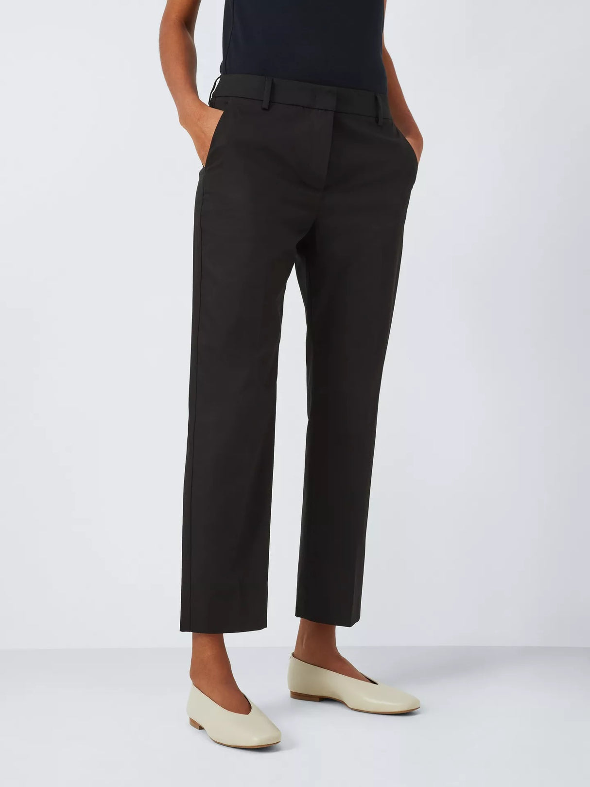 Weekend MaxMara Women's Cecco Slim Fit Tailored Trousers - Black - UK 10