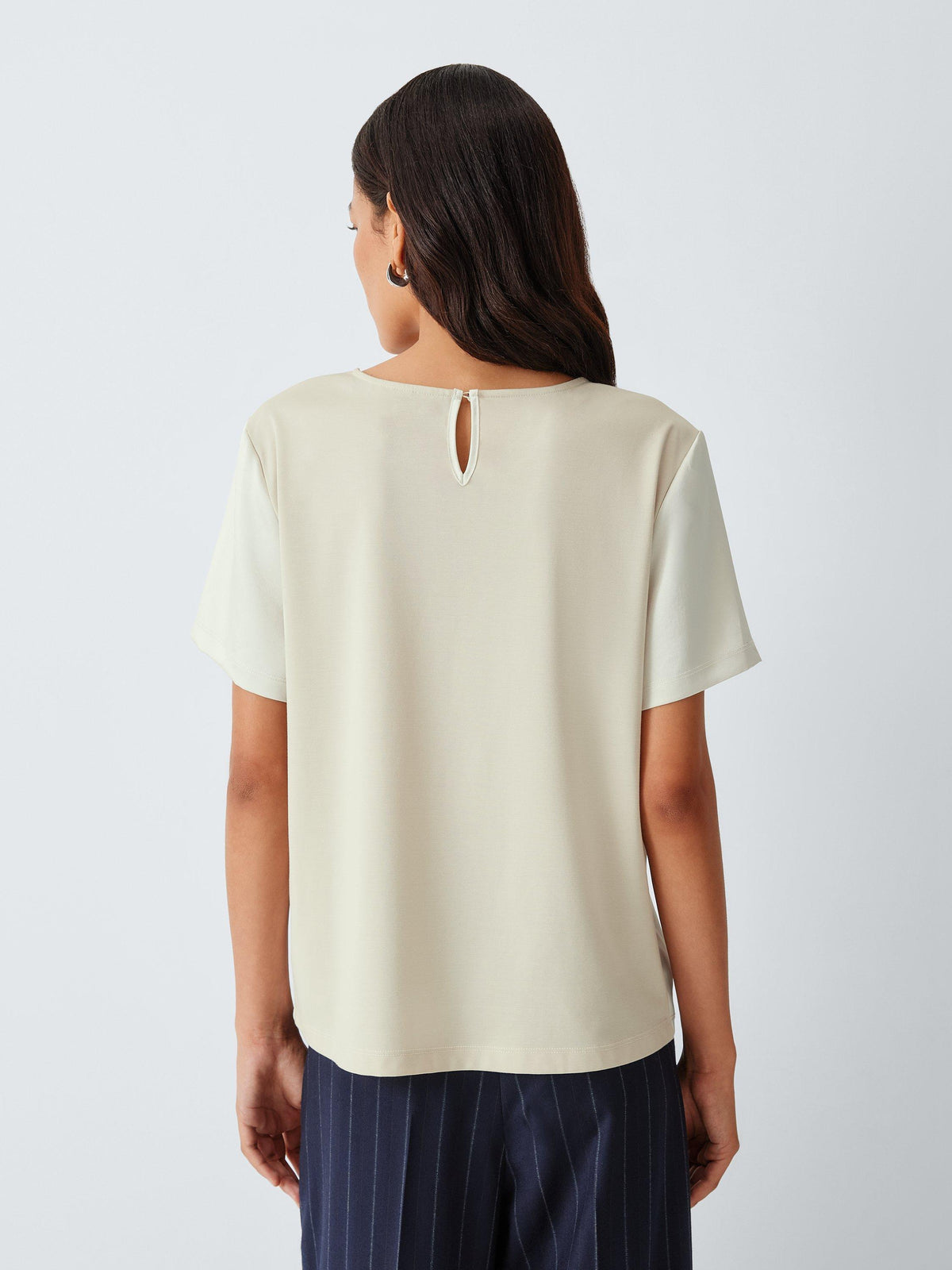 Weekend MaxMara Gilbert Women’s Polyester Short Sleeve T-Shirt Size S Ivory