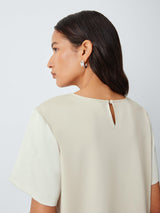 Weekend MaxMara Gilbert Women’s Polyester Short Sleeve T-Shirt Size S Ivory