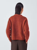 Weekend MaxMara Women's Tuono Crew Neck Wool Rich Jumper - Terracotta - XL