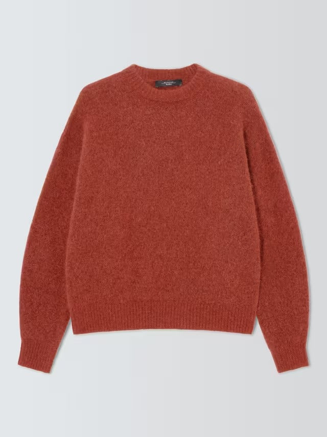 Weekend MaxMara Women's Tuono Crew Neck Wool Rich Jumper - Terracotta - XL