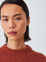 Weekend MaxMara Women's Tuono Crew Neck Wool Rich Jumper - Terracotta - XL