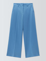 Weekend MaxMara Visivo Virgin Wool Wide Leg Trousers - UK14 - Light Blue
