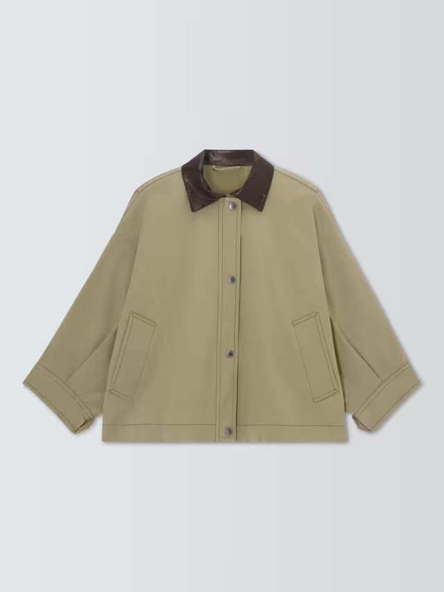 Weekend MaxMara Dorema Women's Cotton Blend Short Coat - Brown - UK 18