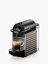 Nespresso Krups Pixie XN304T40 1260W Pod Coffee Machine - Black/Titanium