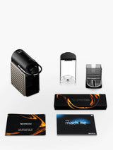 Nespresso Krups Pixie XN304T40 1260W Pod Coffee Machine - Black/Titanium