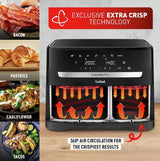 Tefal Easy Fry EY901N40 8.3L Dual Drawer Air Fryer 2700W - Black