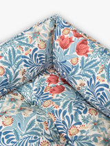 Morris & Co Bower Printed Fabric Floral Design Large Dog Pet Bed - Multi