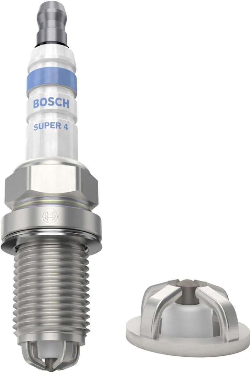 Bosch Spark Copper Core Resistor Replacement Plug FR78X N50 Set of 4 Silver