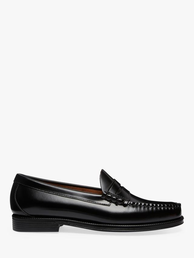 G.H.BASS Larson Easy Weejuns Leather Penny Men's Loafers - Black - Size 11