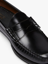 G.H.BASS Larson Easy Weejuns Leather Penny Men's Loafers - Black - Size 11