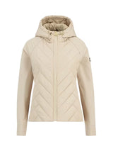 Barbour International Women's  Dakota Quilted Hooded Sweatshirt - Beige - 14