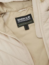 Barbour International Women's  Dakota Quilted Hooded Sweatshirt - Beige - 14