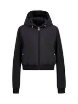 NEW Barbour Women's Equinox Quilted Sweatshirt Cropped Jacket - Black - UK 16