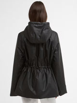 Barbour International Jourdaine Hooded Showerproof Jacket - Black - UK 18