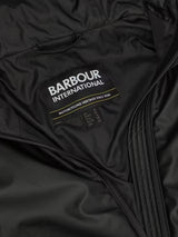 Barbour International Jourdaine Hooded Showerproof Jacket - Black - UK 18