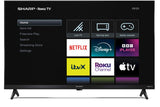 Sharp 32HD2025K Roku HD Ready 32 Inches LED Smart TV with Freely - Black