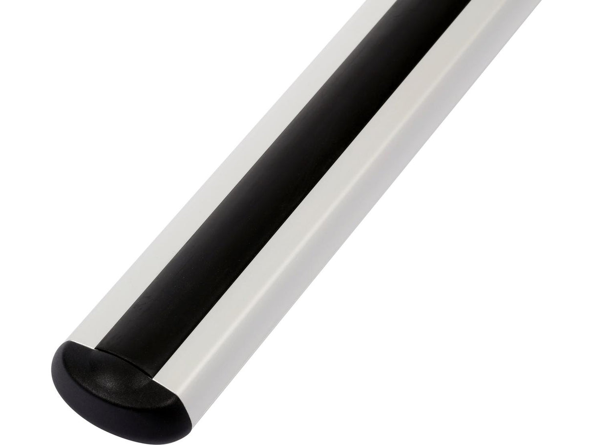 Halfords Exodus Aero A120 T-Track 120cm Aluminium Roof Bars - Pair - Silver