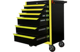 Halfords 27" 6 Drawer Garage Workshop Tool Chest Cabinet - Neon Yellow