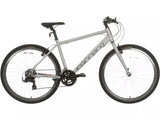 Carrera Parva Men's 14-Speed 27.5" Wheels Alloy Hybrid Bike - Large - Silver