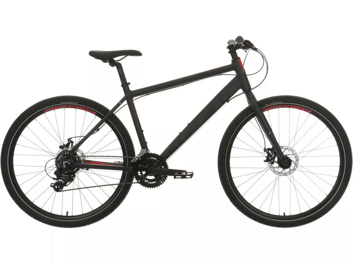 Carrera Subway 1 22in-Frame 27.5in 16-Speed Men's Hybrid Bike - XL Dark Grey