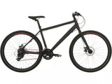 Carrera Subway 1 22in-Frame 27.5in 16-Speed Men's Hybrid Bike - XL Dark Grey