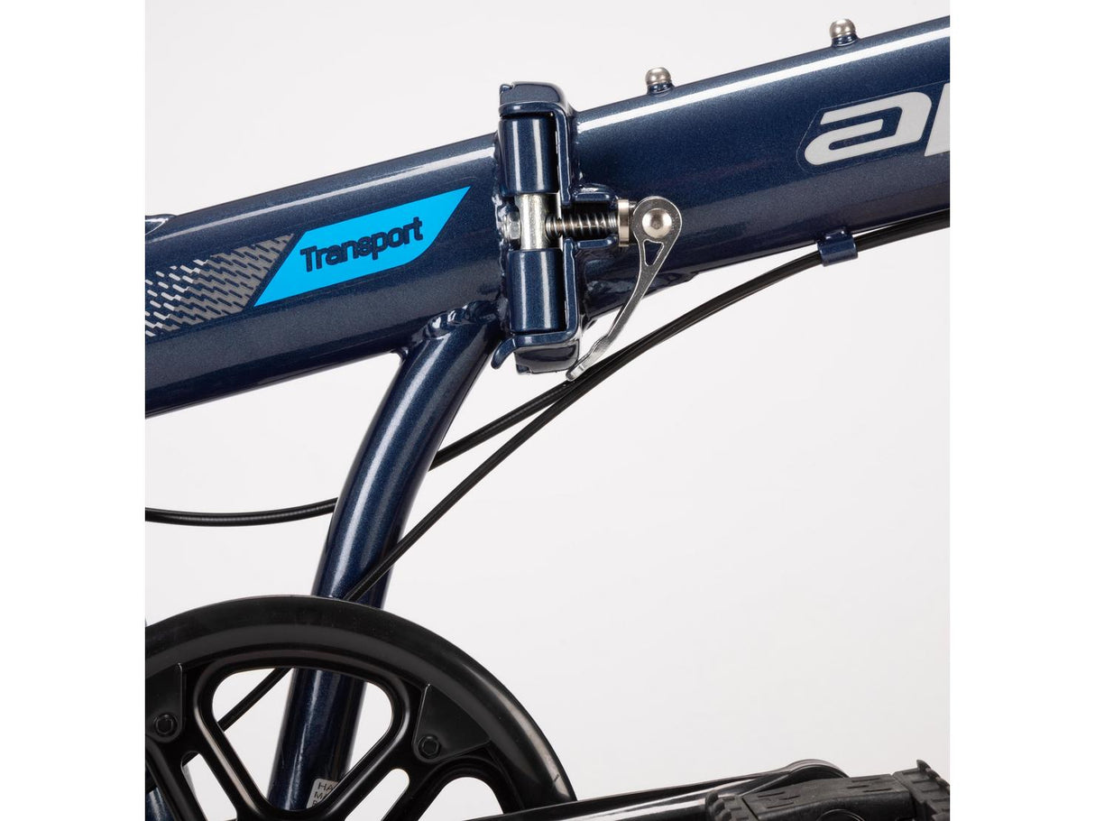Apollo Transport Compact Folding 20" Wheels Steel Frame 6-Speed Bike - Navy