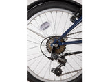 Apollo Transport Compact Folding 20" Wheels Steel Frame 6-Speed Bike - Navy