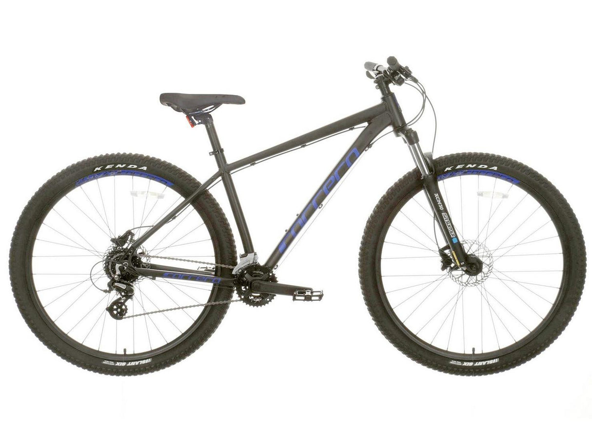 Carrera Hellcat Mens 16-Speed Hydraulic Disc Mountain Bike - Black - L 20''