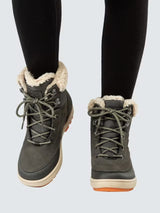 Helly Hansen Women's Sorrento 2 Casual Leather Winter Boots Beluga - Size 7