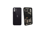 Apple iPhone 12 Genuine Glass Back Housing/Frame 100% Original Parts - Black - Kazoop 