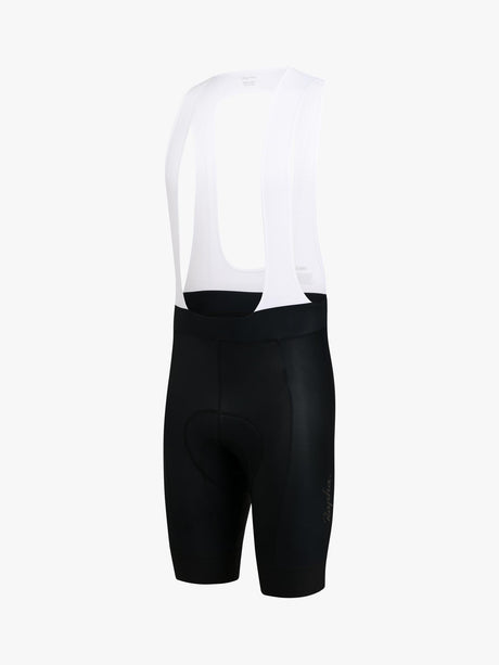 Rapha Core Men's Padded Lightweight Road Bib Cycling Shorts - Size L - Black
