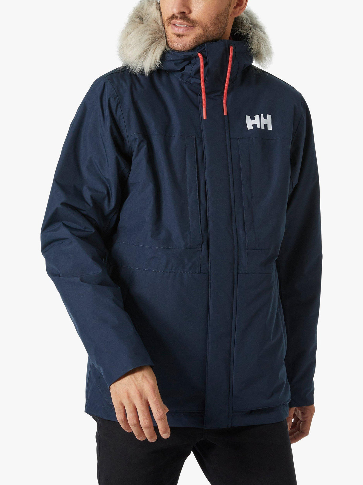 Helly Hansen Coastal 3.0 Waterproof Men’s Parka Jacket - UK Size XL - Navy