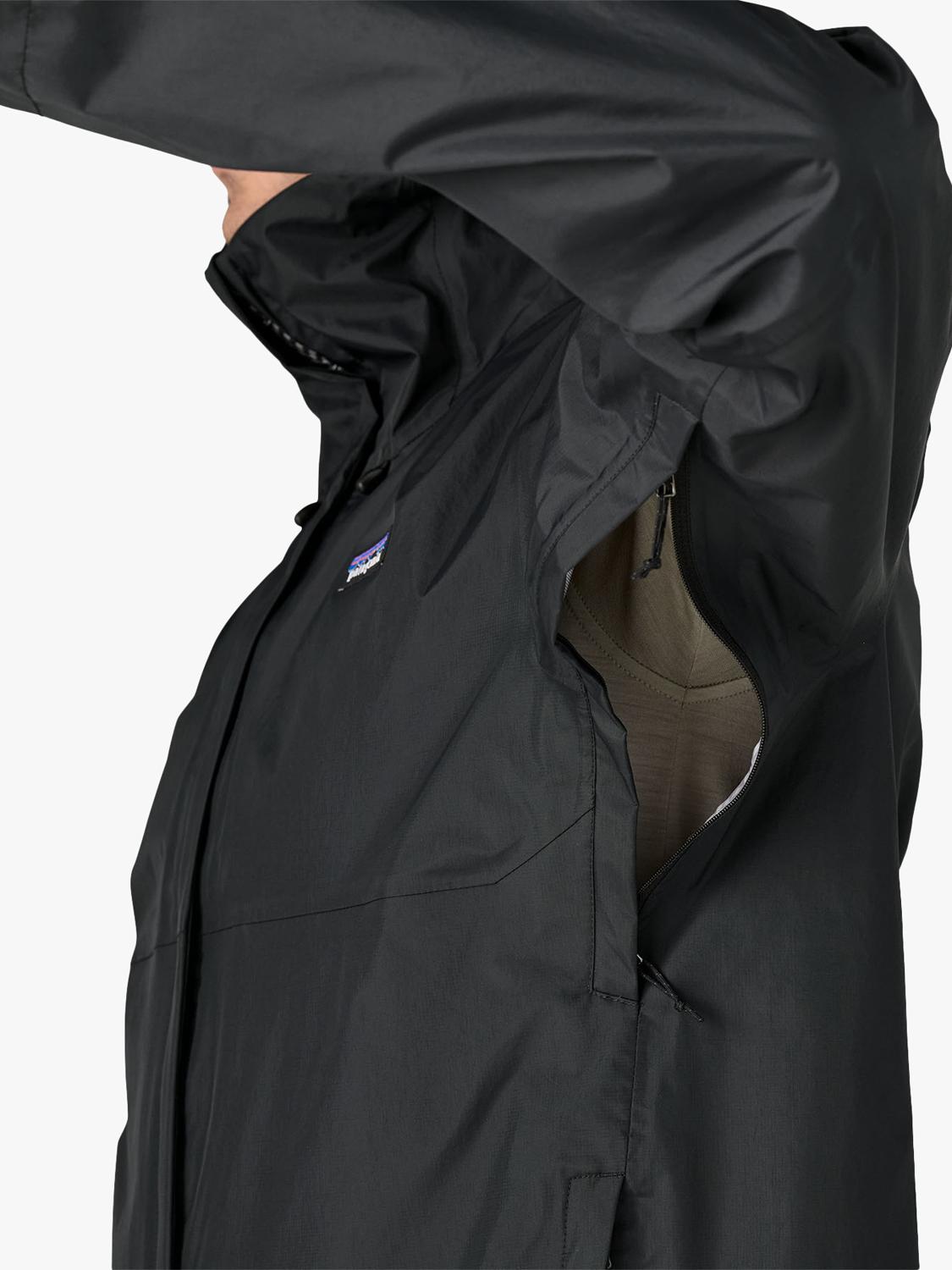 Patagonia Men's Torrentshell 3L Lightweight Rain Jacket - Black - Medium