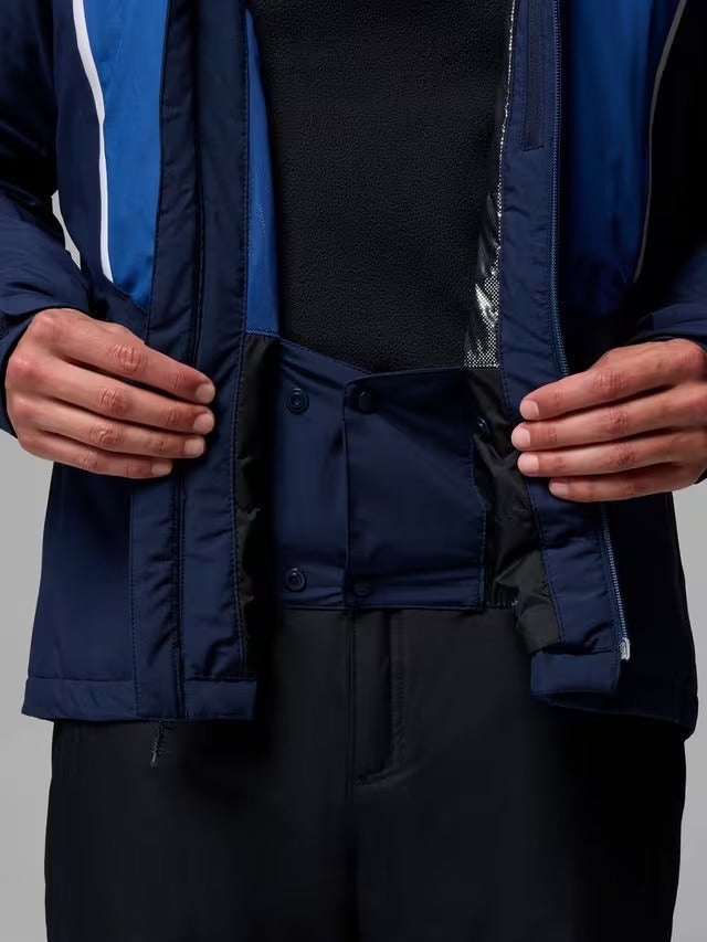 Columbia Men's Liftline Waterproof Winter Ski Jacket - Navy/Blue - Size M