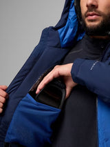 Columbia Men's Liftline Waterproof Winter Ski Jacket - Navy/Blue - Size M