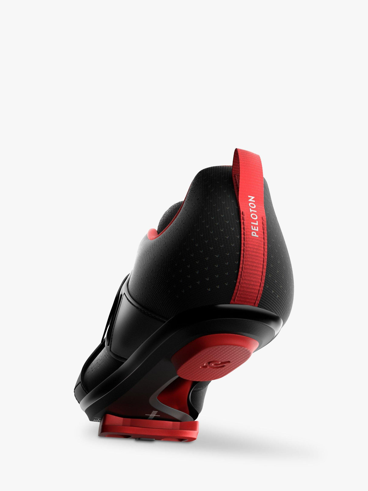 Peloton Altos Unisex Indoor SPD Cleats Cycling Shoes - Black/Red - UK 6