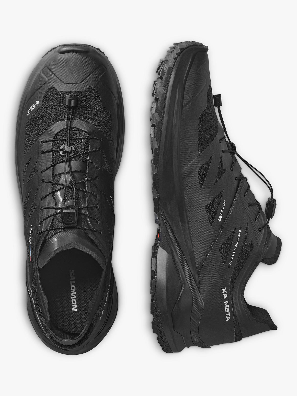 Salomon XA Meta GTX Trail Matryx Gore-Tex Running Shoes - UK 9 - Black/Black