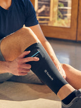Therabody RecoveryPulse Calf Vibrating Compression Sleeve - Black - Small