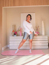 Bala The Play Pilates Yoga Waterproof Non-Slip Fitness Workout Mat - Blush